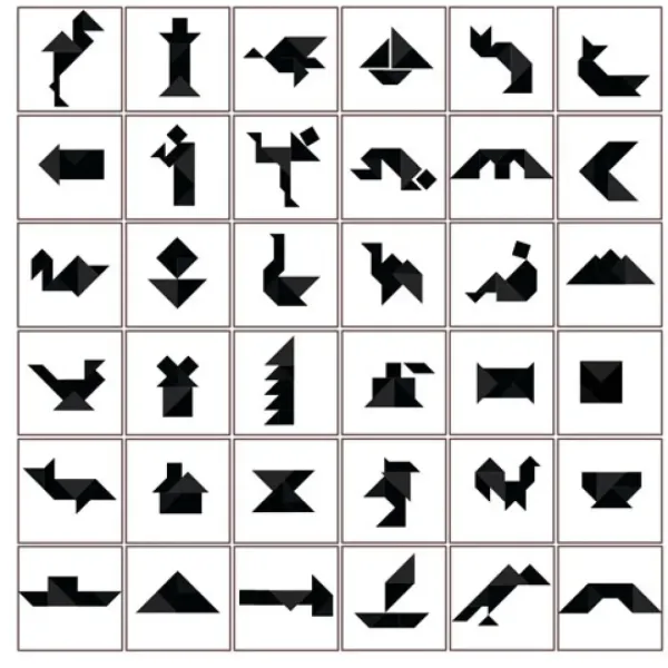 Tangram geometrisches Spiel - Piatnik Bild 3