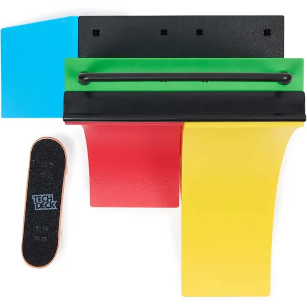 Tech Deck: Competition Wall 2.0 Parcours-Set mit besonderem Fingerboard - Spin Master Bild 4