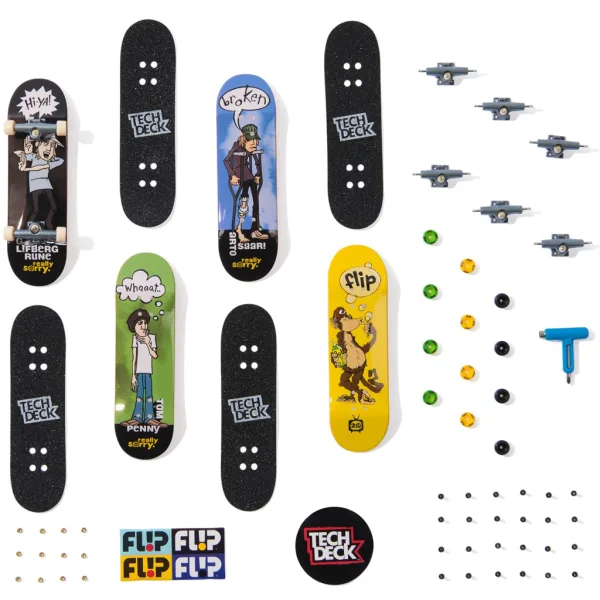 Tech Deck: FL!P Fingerboard 4er-Set Skateboard - Spin Master Bild 2