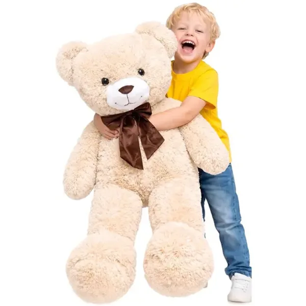 Teddy Greetings: Schneewünsche Plüschbär rotes Geschenkbox 120 cm Bild 2