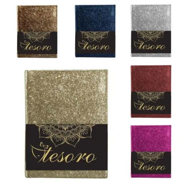Tesoro glitzerndes Tagebuch in verschiedenen Farben 20x14cm Bild 1
