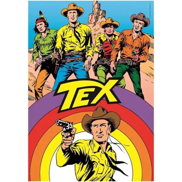 Tex Comic HQC 1000-teilige Puzzle mit Poster - Clementoni Bild 2