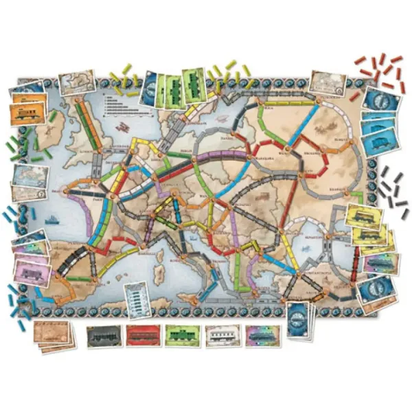 Ticket to Ride Europa Gesellschaftsspiel Bild 3
