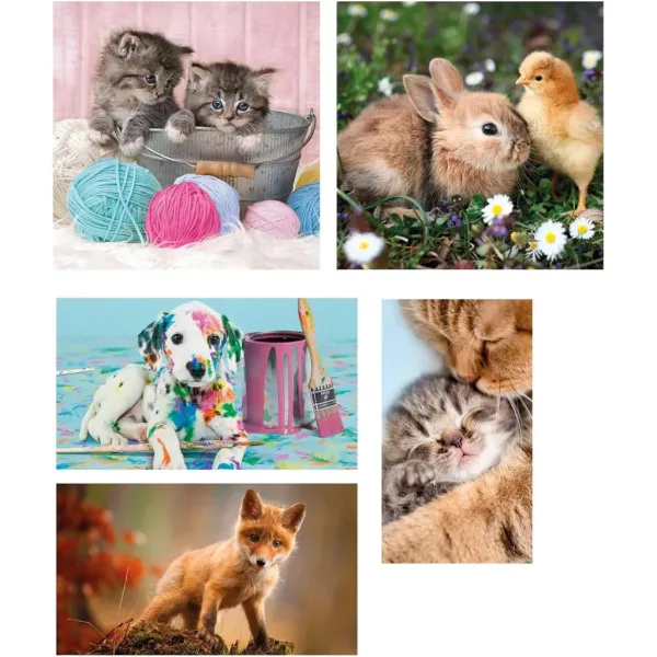 Tierfreunde 10in1 Super Color Puzzle - Clementoni Bild 3