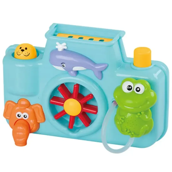 Tierisches Baby-Badespielzeug mit Schaufelrad Bild 2