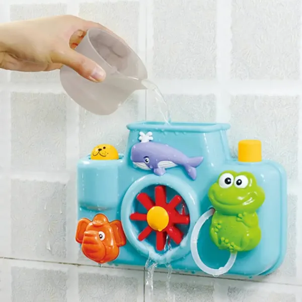 Tierisches Baby-Badespielzeug mit Schaufelrad Bild 3