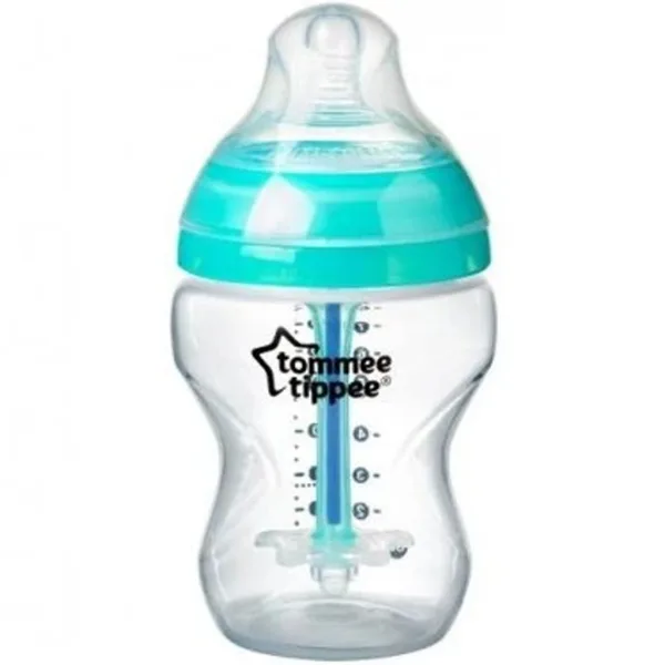 Tommee Tippee: Advanced Anti-Colic türkise Babyflasche 260 ml (ab 0 Monaten) Bild 2