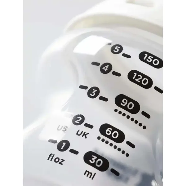 Tommee Tippee: Closer To Nature durchsichtige Babyflasche 150ml (0 Monate+) Bild 3