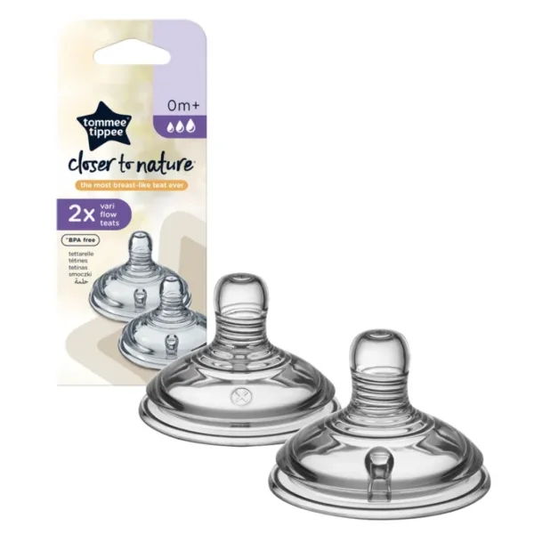 Tommee Tippee: Fortgeschrittener Anti-Kolik Vari Flow Sauger (0 Monate+) Bild 1