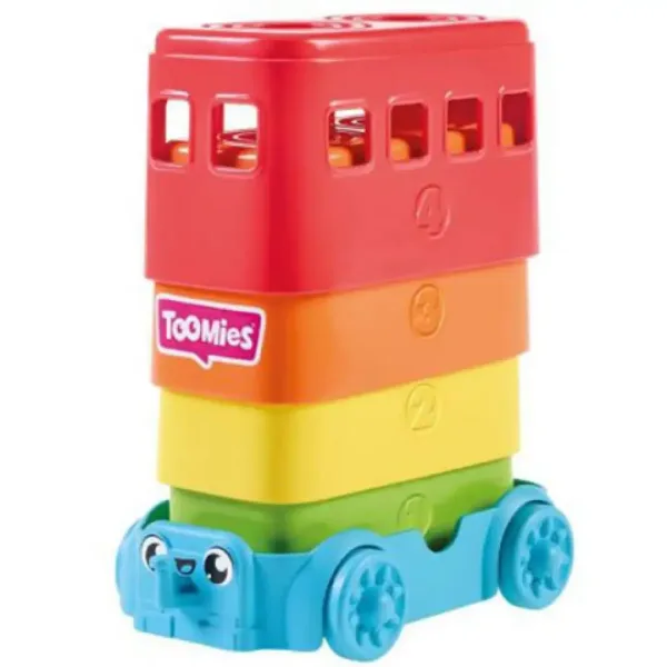 Tomy: Toomies - Versteck-Eier Doppeldecker-Bus Spielset Bild 2