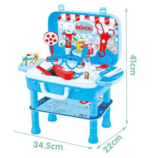 Tragbarer Arzttisch im Aufbewahrungskoffer 34,5 x 22 x 41 cm Bild 2