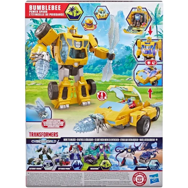 Transformers CYBERWORLD Bumblebee Power Spark Roboterspielfigur - Hasbro Bild 4