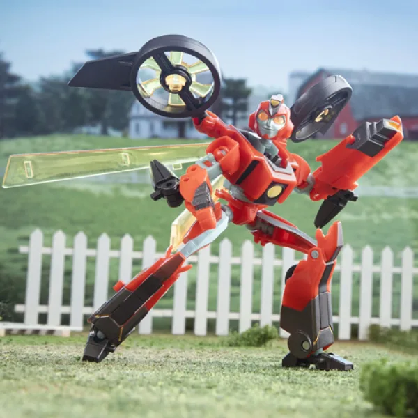 Transformers: EarthSpark Deluxe Terran Twitch verwandelbare Actionfigur – Hasbro Bild 3