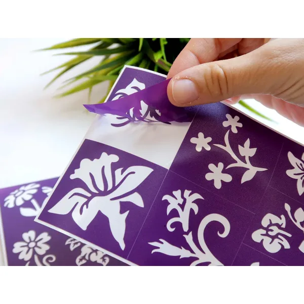 TyToo: Blumen Glitzer Tattoo Schablonen Set 24 Stück Bild 2