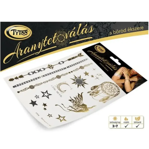 TyToo: Goldtattoo Traumfänger, Feen-Set 21x15cm Bild 2