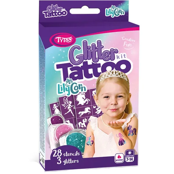 TyToo: LilyCorn Glitzer-Tattoo-Set Bild 1