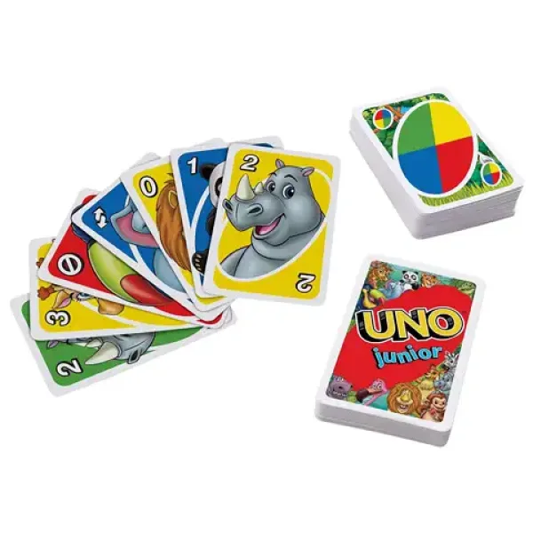 UNO Junior Tier-Kartenspiel - Mattel Bild 2