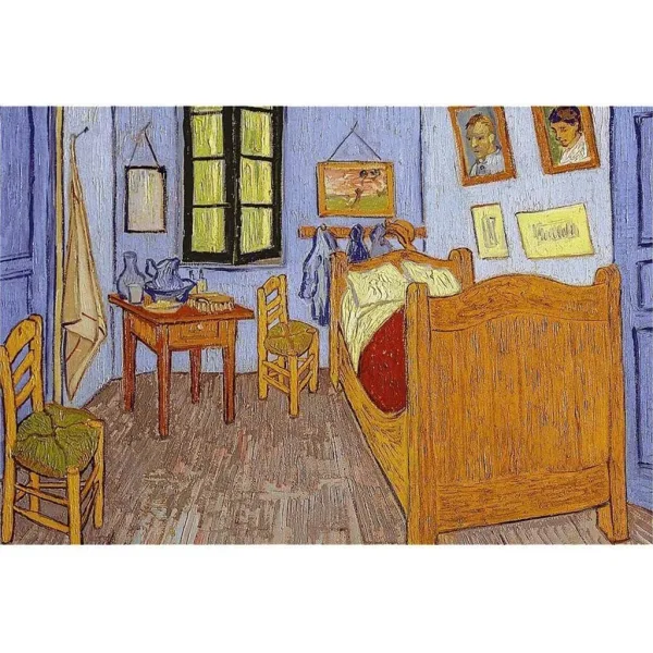 Van Gogh Zimmer in Arles, Van Gogh - 500 Teile Puzzle mit Rahmen - Trefl Bild 2