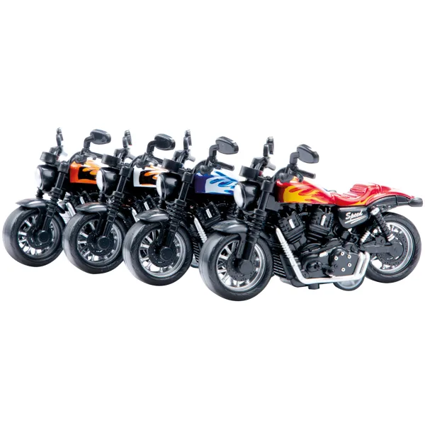 VehiCool Flammenmuster Rückzieh-Motorrad in verschiedenen Ausführungen 1 Stück Bild 3