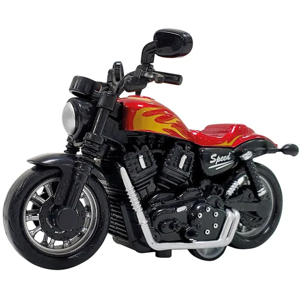VehiCool Flammenmuster Rückzieh-Motorrad in verschiedenen Ausführungen 1 Stück Bild 4