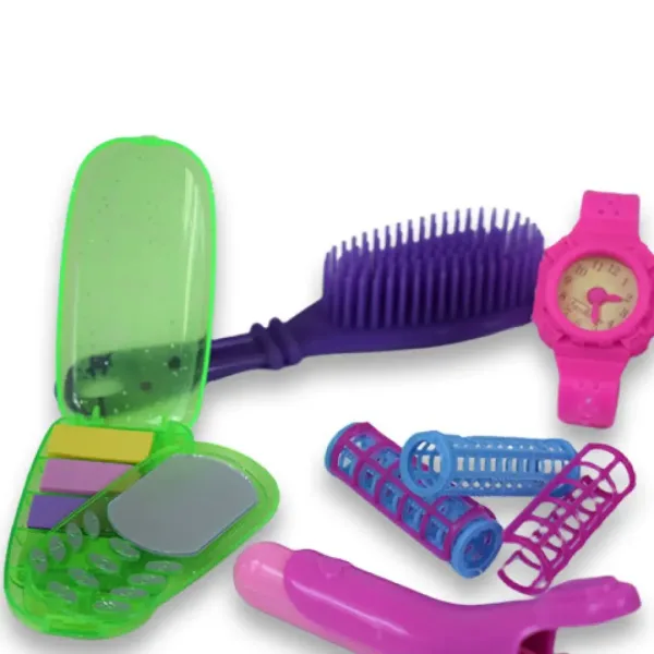 Vouge Girl: 11-teiliges Schönheitset mit Haarklammern, Haartrockner und Telefon Bild 4