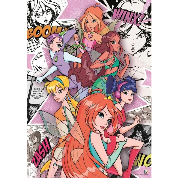 Winx Club Feen 500 Teile Puzzle - Clementoni Bild 2