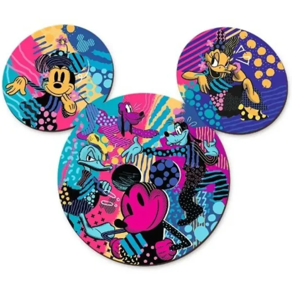Wood Craft: Mickey Maus 500+5-teiliges Holzpuzzle - Trefl Bild 2