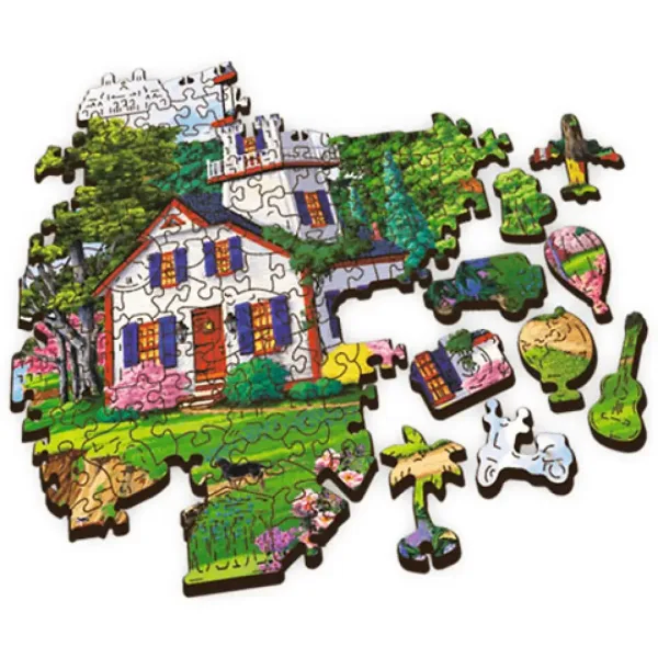 Wood Craft: Sommerhafen Holzpuzzle 500+1 Stück - Trefl Bild 3