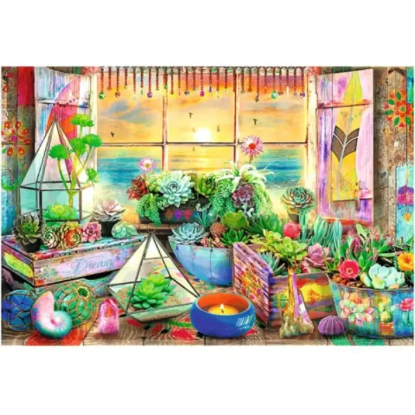 Wood Craft: Strandhaus Holzpuzzle 500+1 Stück - Trefl Bild 2
