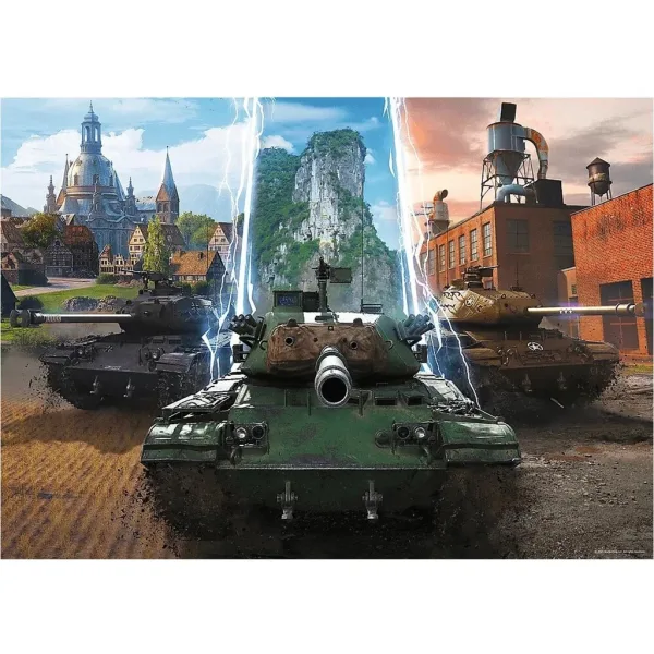 World of Tanks - Es ist Zeit zu handeln! - 500 Teile Puzzle - Trefl Bild 2