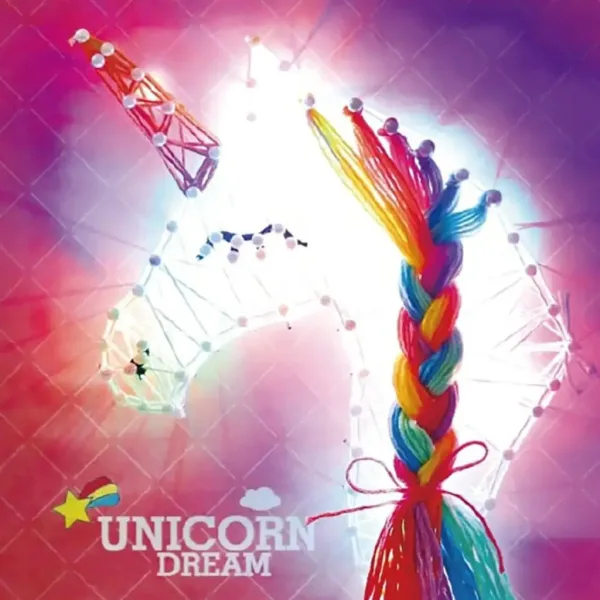 WowBox: Einhorn LED Licht Fadenbild Hersteller Kreativset Bild 3