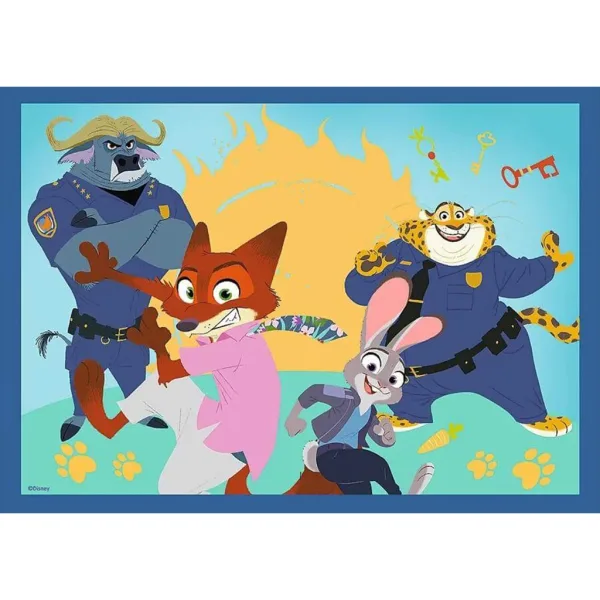 Zootropolis 2 – 4 in 1 Puzzle mit 35/48/54/70 Teilen – Trefl Bild 4