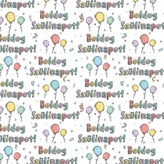 Alles Gute zum Geburtstag! bedrucktes Geschenkpapier 100 x 70 cm