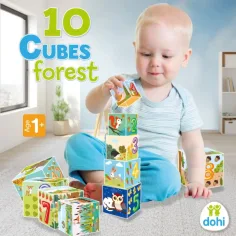 10+Cube+Würfelstapelspiel - Wald Bild 2