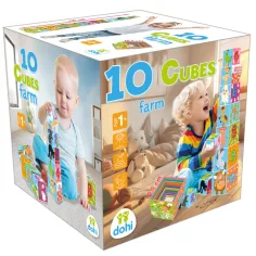 10 Cube Kockarakosgató Spiel - Bauernhof
