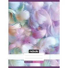 Nebulo: Pastellfarbene Stifte, liniertes Heft 81-32 A/4