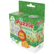16-teiliges Malpuzzle 2-in-1 - Löwe