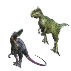 3D Welt der Dinosaurier Dinosaurier Wandtattoo Set mit Poster Bild 3