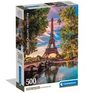 500 HQC Kompakt-Puzzle entlang der Seine - Clementoni