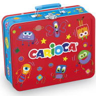 80-teiliges Set mit bunten Filzstiften in einer Metalldose – Carioca