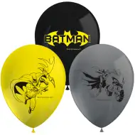 8er-Set Luftballons mit Batman-Motiv