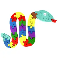 ABC + 123 Schlangenbaum Lernpuzzle