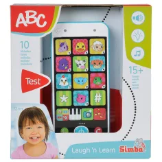 ABC Smartphone in Weiß-Blau mit Licht und Ton 13cm - Simba Toys Bild 2