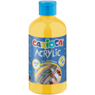 Acrylfarbe, zitronengelb, 250 ml - Carioca