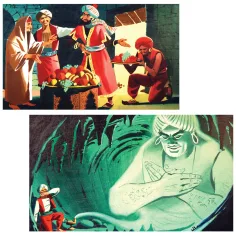 Aladdin und die Wunderlampe Diafilm Bild 2