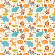 Alles Gute zum Geburtstag! Dschungeltiere Geschenkpapier 100x70 cm