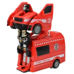 Ambulanz: Rettungswagen, der sich in einen Roboter verwandelt, in zwei Varianten, 13 cm Bild 8