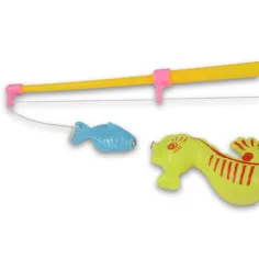 Angelspiel mit aufblasbarem Pool und Teleskop-Angelrute Bild 3