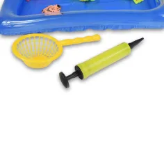 Angelspiel mit aufblasbarem Pool und Teleskop-Angelrute Bild 5