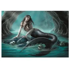 Anna Stokes - Die Flucht der Sirene 1000 Teile Puzzle mit Poster - Clementoni Bild 2